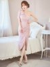 ペールピンク モデル：ゆめ　身長：160cm：8号(Sサイズ)