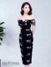 ブラック　モデル：ゆず　身長：162cm　着用サイズ：Sサイズ