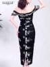ブラック　モデル：ゆず　身長：162cm　着用サイズ：Sサイズ