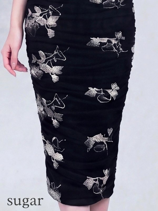 ブラック　モデル：ゆず　身長：162cm　着用サイズ：Sサイズ