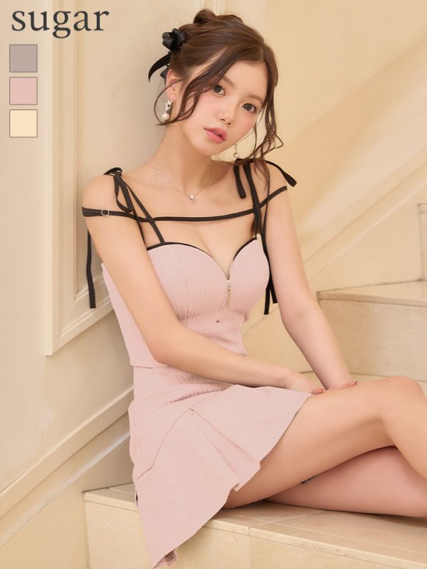 ピンク　モデル：せいは　身長：160cm　着用サイズ：Sサイズ