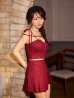 レッド モデル：ゆめ　身長：160cm　着用サイズ：Sサイズ
