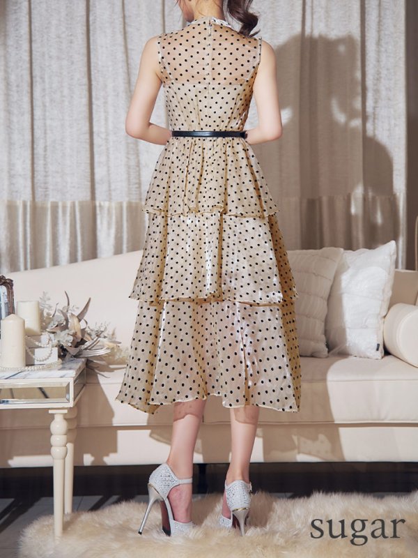 ベージュ モデル:ゆめ 身長:160cm 着用サイズ:Sサイズ