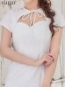 ホワイト　モデル：りな　身長：160cm　着用サイズ：Sサイズ