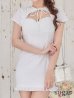 ホワイト　モデル：りな　身長：160cm　着用サイズ：Sサイズ