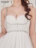 ホワイト　モデル：りな　身長：160cm　着用サイズ：Sサイズ