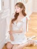 ホワイト　モデル：まりん　身長：164cm　着用サイズ：Sサイズ