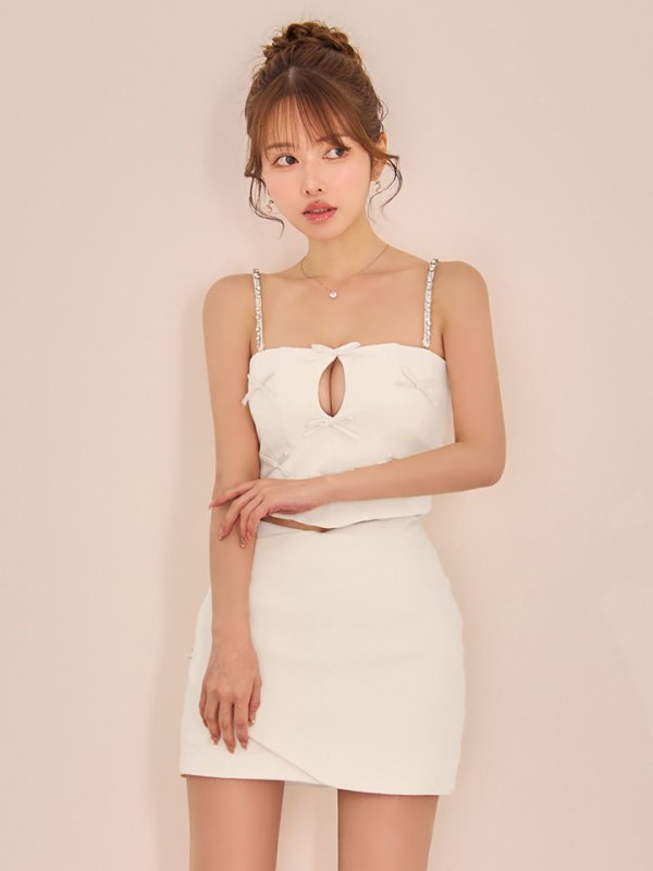 アイボリー　モデル：ゆめ　身長：160cm　着用サイズ：Sサイズ