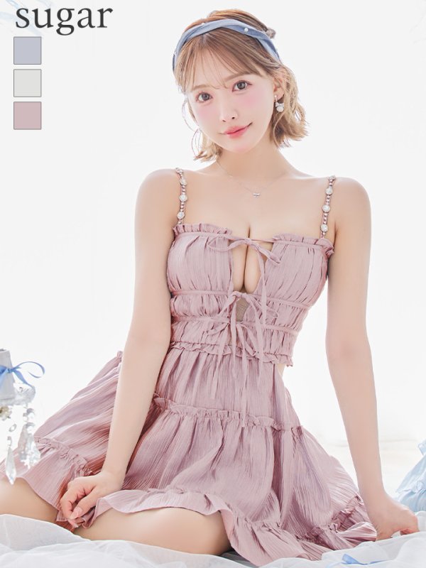 ピンク モデル：三上悠亜　身長：159cm　着用サイズ：Sサイズ
