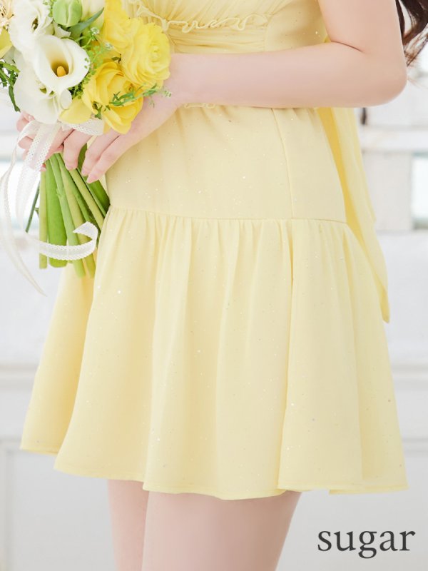 イエロー モデル:ももか 身長:156cm 着用サイズ:Sサイズ