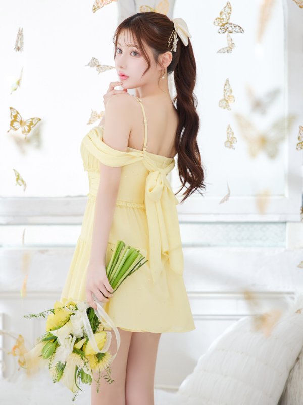 イエロー モデル:ももか 身長:156cm 着用サイズ:Sサイズ