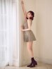 ベージュ　モデル：明日花キララ　身長162cm　着用サイズ：Sサイズ
