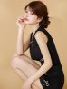 ブラック　モデル：まりん　身長：164cm　着用サイズ：Sサイズ