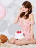 ピンク モデル：まりん　身長：164cm　着用サイズ：Sサイズ