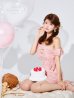 ピンク モデル：まりん　身長：164cm　着用サイズ：Sサイズ