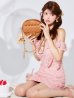 ピンク モデル：まりん　身長：164cm　着用サイズ：Sサイズ