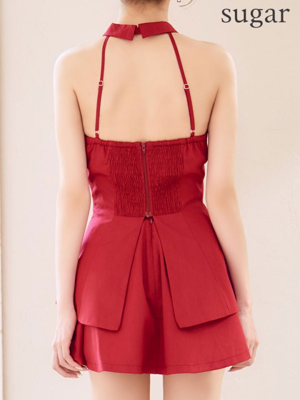 レッド モデル：りの　身長：158cm　着用サイズ：Sサイズ