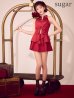 画像10: XSサイズあり【ROBE de FLEURS/ローブドフルール】フロントラッフル/ ホルター/ フレア/ セットアップ/ ミニドレス/ キャバドレス[OF08]