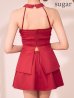 画像12: XSサイズあり【ROBE de FLEURS/ローブドフルール】フロントラッフル/ ホルター/ フレア/ セットアップ/ ミニドレス/ キャバドレス[OF08]