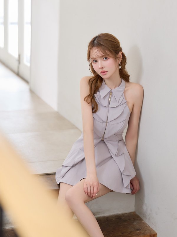 グレー　モデル：ゆめ　身長：160cm　着用サイズ：Sサイズ