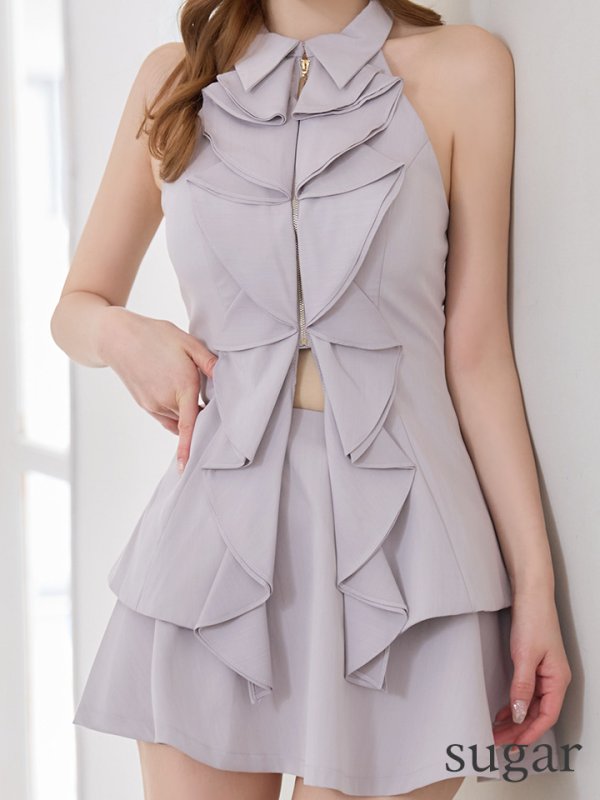 グレー　モデル：ゆめ　身長：160cm　着用サイズ：Sサイズ