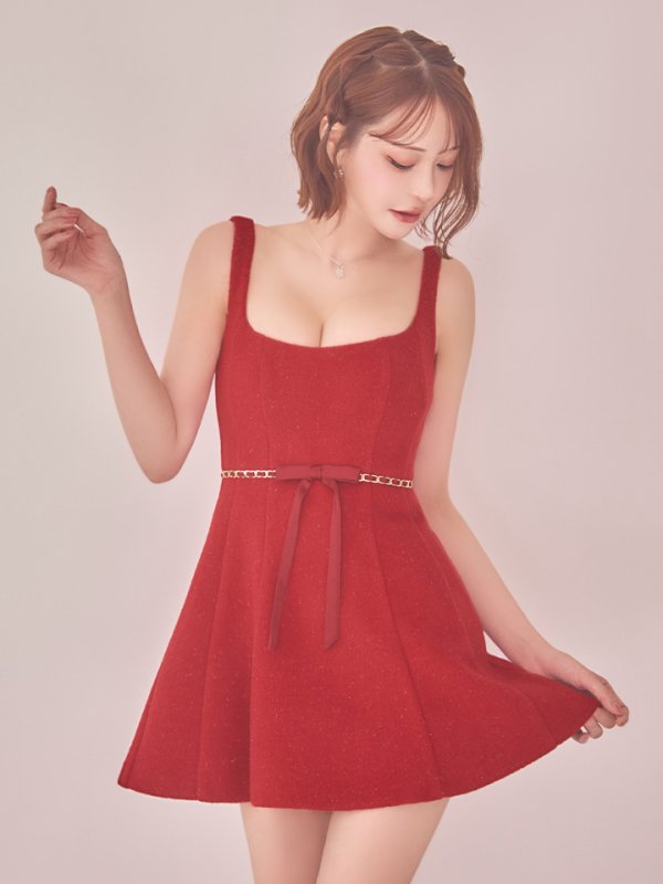 レッド モデル:  れみれみ 身長:163cm 着用サイズ:Sサイズ