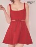 レッド モデル:  れみれみ 身長:163cm 着用サイズ:Sサイズ