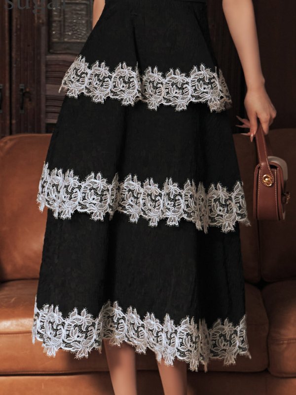 ブラック　モデル：ゆりお　身長：165cm　着用サイズ：Sサイズ