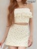 イエロー　モデル：まみ　身長：161cm　着用サイズ：Sサイズ