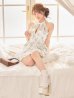 アイボリーxブラック　モデル：うづきふうか　身長：152cm　着用サイズ：Sサイズ