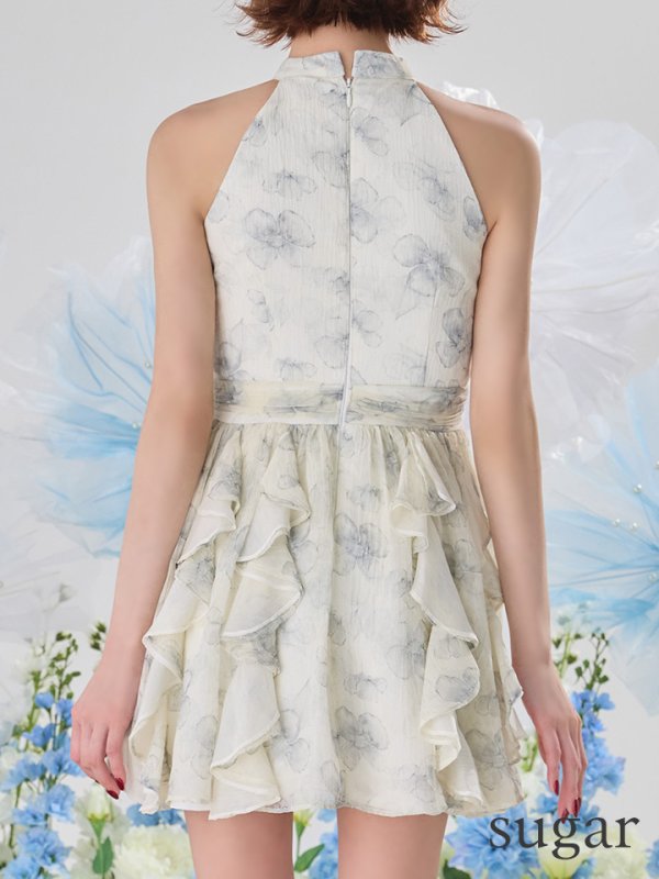 ブルー　モデル：りこ　身長：156cm　着用サイズ：Sサイズ