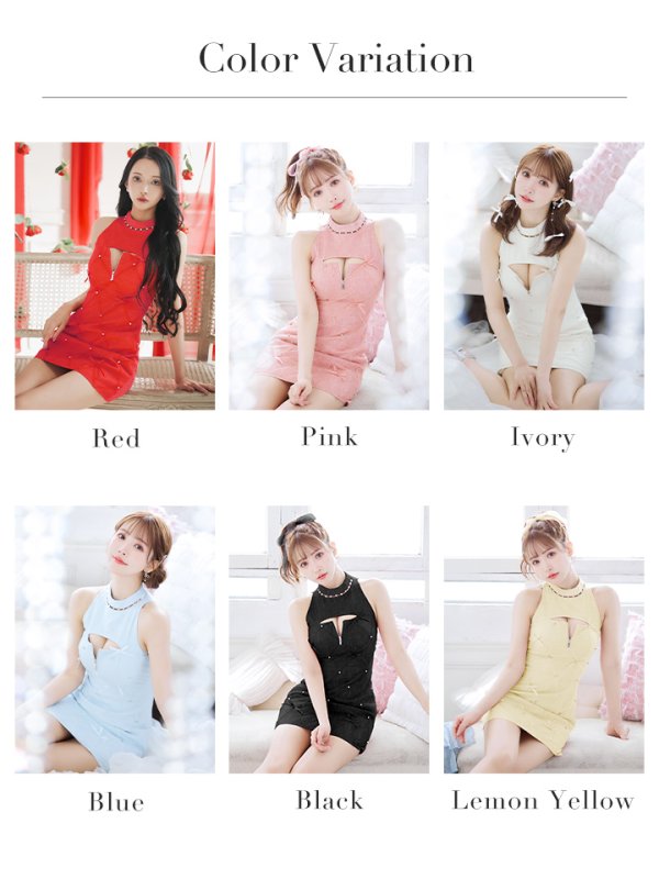 画像50: XSサイズあり【ROBE de FLEURS/ローブドフルール】バレエコアランダム/ スイート/ ミニリボン/ フレア/ ミニドレス/ キャバドレス[OF08]