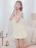 画像4: XSサイズあり【ROBE de FLEURS/ローブドフルール】ラメチュール/ サテン/ バストビジュー/ ミニドレス/ キャバドレス[OF2]