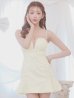 画像6: XSサイズあり【ROBE de FLEURS/ローブドフルール】ラメチュール/ サテン/ バストビジュー/ ミニドレス/ キャバドレス[OF2]