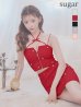 レッド モデル：明日花キララ　身長：162cm　着用サイズ：Sサイズ