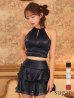 ブラック モデル：りな　身長：160cm　着用サイズ：Sサイズ