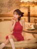 レッド モデル：りな　身長：160cm　着用サイズ：Sサイズ
