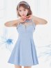 ブルー モデル：三上悠亜　身長：159cm　着用サイズ：Sサイズ
