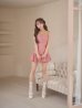 ピンク　モデル：三上悠亜　身長：159cm　着用サイズ：Sサイズ