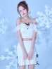 ホワイト モデル：れみれみ　身長：163cm　着用サイズ：Sサイズ