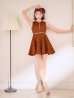キャメル  モデル：明日花キララ　身長：162cm　着用サイズ：Sサイズ
