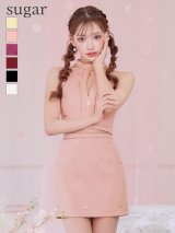 XSサイズあり【ROBE de FLEURS/ローブドフルール】ハートスタッズ/ バストジップ/ セットアップ/ タイト/ ミニドレス/ キャバドレス[OF2]【一部予約商品/6月上旬発送予定】