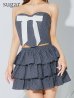 グレー モデル：如月れい　身長：156cm　着用サイズ：Sサイズ