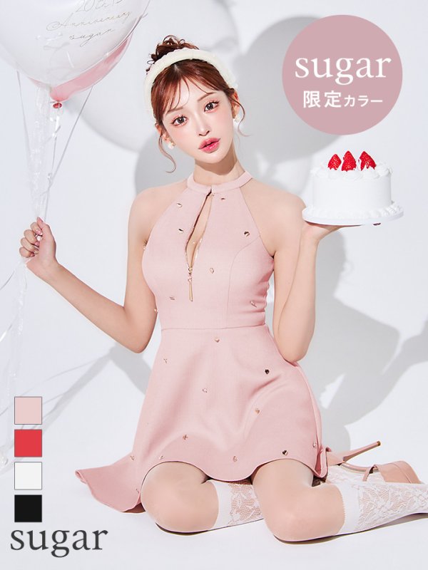 ピンク　モデル：明日花キララ　身長162cm　着用サイズ：Sサイズ