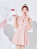 ピンク　モデル：明日花キララ　身長162cm　着用サイズ：Sサイズ