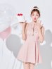 ピンク　モデル：明日花キララ　身長162cm　着用サイズ：Sサイズ