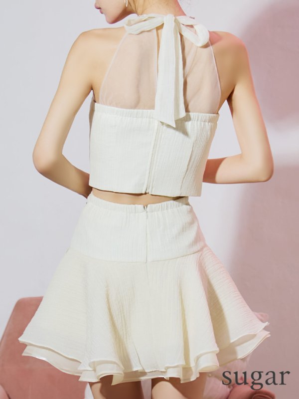 アイボリー モデル：まりん　身長：164cm　着用サイズ：Sサイズ