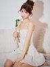 ホワイト モデル：まりん　身長：164cm　着用サイズ：Sサイズ