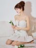 ホワイト モデル：まりん　身長：164cm　着用サイズ：Sサイズ