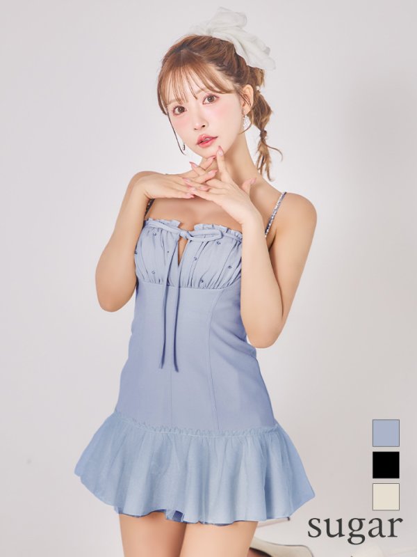 ブルー モデル：三上悠亜　身長：159cm　着用サイズ：Sサイズ